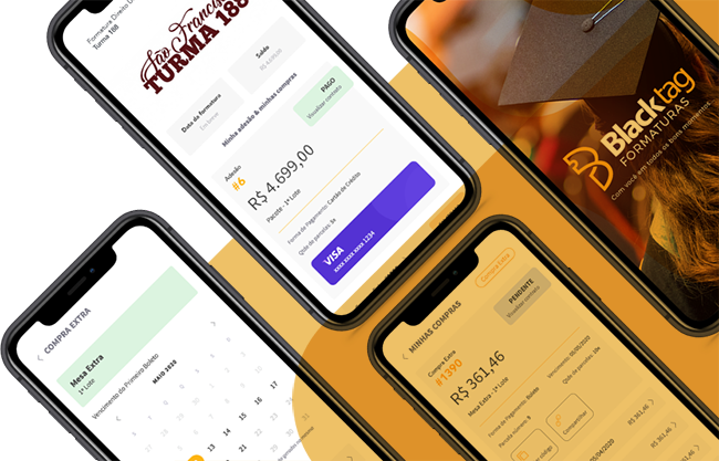 Aplicativo Blacktag Formaturas